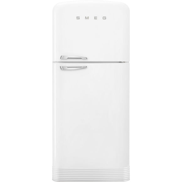 SMEG FAB50 Retro Refrigerator w/ Btm FZ - White - FAB50URWH3