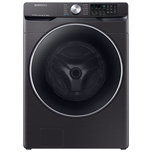 Samsung 27" Front Load Washer  5.2 Cu Ft - Black Stainless - WF45R6300AV/US
