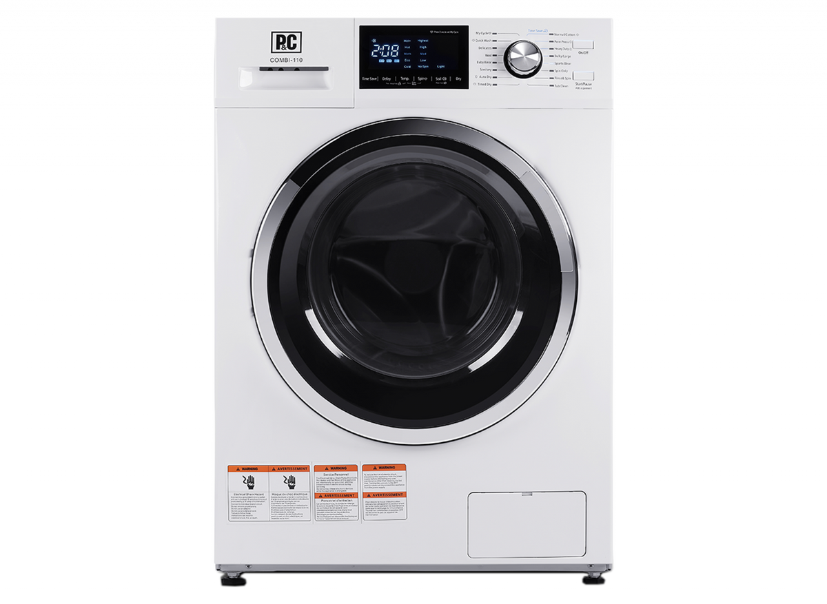 Porter & Charles 24" Combo Washer and Dryer 120V White COMBI110