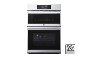 LG Studio 30" Combo Wall Oven  Touch Control - Stainless - WCES6428F