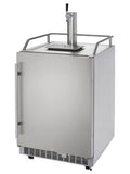 Silhouette Pro Keg Cooler 24", use indoors or out, 6.5 cu. ft. reversible door - DKC055D1SSPRO