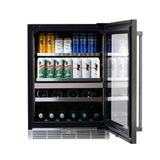 Silhouette Pro 24" Wine and Beverage Center, Dual Zone - Stainless- SPRWBC052D3SS