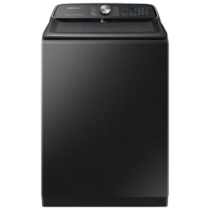 Samsung 27" Top Load Washer 6.0 Cu Ft - Black Stainless - WA52B7650AV/AC
