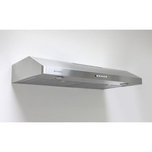 Faber 30" Levante II Under-Cabinet hood 400 CFM - Stainless - LEVT30SS400-B