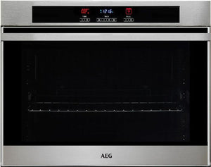AEG 30" Wall Oven 9 Functions Touch Display - Stainless - B3007BLG