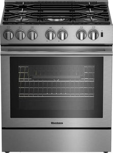 Blomberg 30" Duel Fuel Pro Style Slide-In Range - Stainless - BDF30522CSS