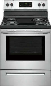 Frigidaire 30" Free Standing Coil Electric Range Self Clean - Stainless - CFEF3016VS