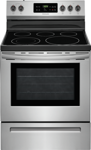 Frigidaire 30" Free Standing Smooth top Electric Range Self Clean 5 Burner - Stainless - CFEF3054US