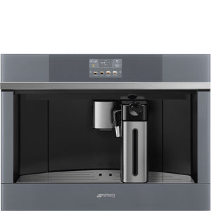 SMEG LINEA 24" Coffee Machine - Silver - CMSU4104S