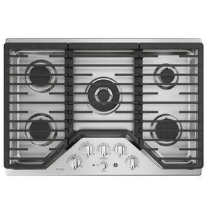 GE Profile 30" Gas Cooktop - Stainless - PGP9030SLSS