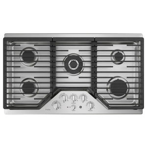 GE Profile 36" Gas Cooktop - Stainless - PGP9036SLSS