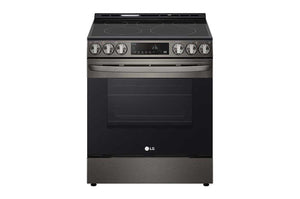 LG 30" Slide-In Electric Range Fan Convection Easy Clean - Black Stainless - LSEL6333D
