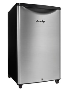 Danby 4.4 cu. ft. Contemporary Classic Outdoor Compact Refrigerator - Stainless - DAR044A6BSLDBO