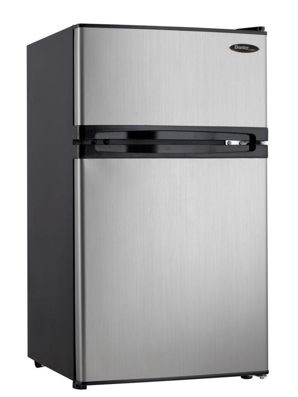 Danby Designer 3.1 cu. ft. Compact Refrigerator - Stainless - DCR031B1BSLDD