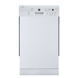 GE 18" Dishwasher Plastic Tub Front Control - White - GBF180SGMWW