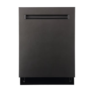 GE 24" Dishwasher Stainless Tub Top Control 48 DBA Pocket Handle - Slate - GBP655SMPES