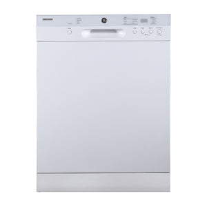 GE 24" Dishwasher Stainless Tub Front Control - White - GBF532SGPWW