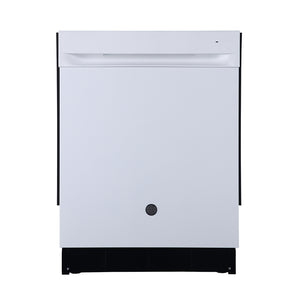 GE 24" Dishwasher Stainless Tub Top Control - White - GBP534SGPWW