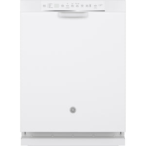 GE 24" Dishwasher Stainless Tub Front Control 3rd Rack - White - GDF645SGNWW