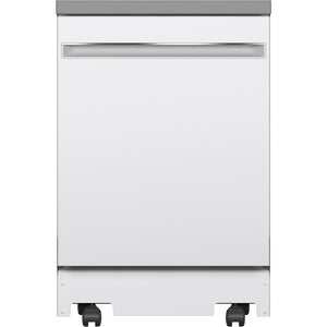GE 24" Portable Dishwasher - White - GPT225SGLWW