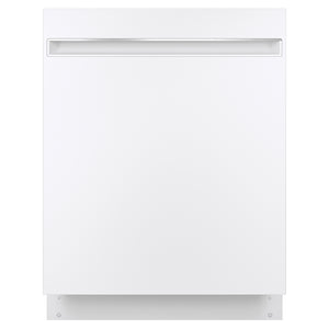 GE 24" Dishwasher Stainless Tub Front Control - White - GDT225SGLWW