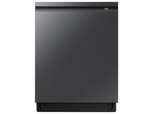 Samsung 24" Dishwasher Stainless Tub 3rd Rack 44 DBA - Black Stainless - DW80B6060UG/AC