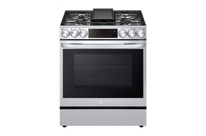 LG 30" Slide-In Gas Range ProBake Convection Easy Clean - Stainless - LSGL6335F
