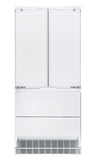 Liebherr 30" Premium Plus Built-In 4 Door French Door Fridge BioFresh Drawers Ice Maker - Custom Panel - HCB2082