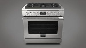 Fulgor Milano 400 Series Accento 36" Professional Gas Range - Stainless - F4PGR366S2