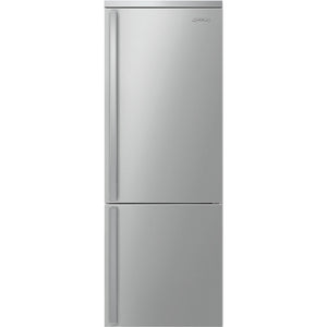 SMEG PORTOFINO 27" Bottom Mount Refrigerator - Stainless - FA490URX