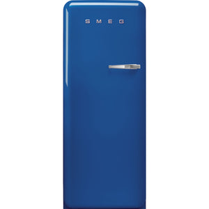 SMEG 24" 50's Style Top Mount Refrigerator 9 Cu Ft - Blue - FAB28ULBE3