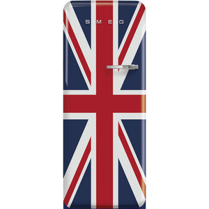 SMEG 24" 50's Style Top Mount Refrigerator 9 Cu Ft - Union Jack - FAB28ULDUJ3
