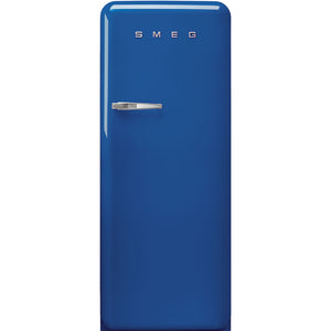 SMEG 24" 50's Style Top Mount Refrigerator 9 Cu Ft - Blue - FAB28URBE3