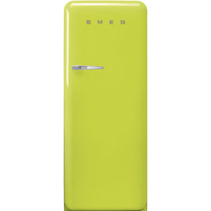 SMEG 24" 50's Style Top Mount Refrigerator 9 Cu Ft - Lime Green - FAB28URLI3