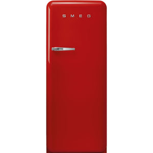 SMEG 24" 50's Style Top Mount Refrigerator 9 Cu Ft - Red - FAB28URRD3