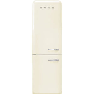SMEG 24" 50's Style Bottom Mount Refrigerator - Cream - FAB32ULCR3