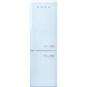 SMEG 24" 50's Style Bottom Mount Refrigerator - Pastel Blue - FAB32ULPB3