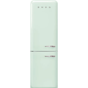 SMEG 24" 50's Style Bottom Mount Refrigerator - Pastel Green - FAB32ULPG3