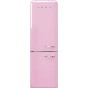 SMEG 24" 50's Style Bottom Mount Refrigerator - Pink - FAB32ULPK3