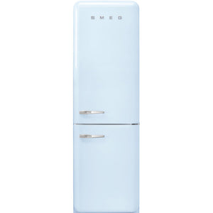 SMEG 24" 50's Style Bottom Mount Refrigerator - Pastel Blue - FAB32URPB3