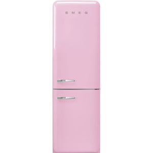 SMEG 24" 50's Style Bottom Mount Refrigerator - Pink - FAB32URPK3
