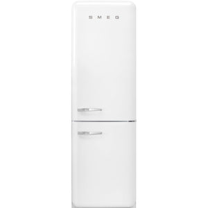 SMEG 24" 50's Style Bottom Mount Refrigerator - White - FAB32URWH3