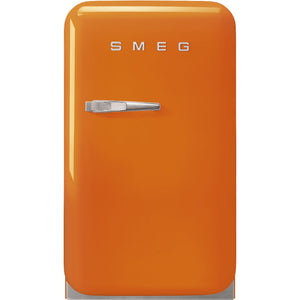 SMEG 18" 50s Style Under-Counter Fridge - Orange - FAB5UROR3