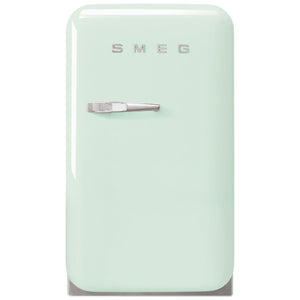 SMEG 18" 50s Style Under-Counter Fridge - Pastel Green - FAB5URPG3
