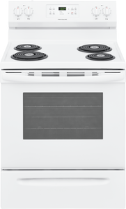 Frigidaire 30" Free Standing Coil Electric Range Self Clean - White - CFEF3016VW