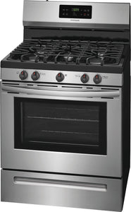 Frigidaire 30" Free Standing Gas Self Clean 5 Burner - Stainless - FFGF3054TS