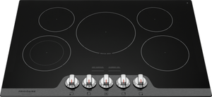 Frigidaire Gallery 30" Electric Cooktop 5 Burner Stainless Trim - Black Glass - FGEC3068US