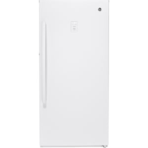 GE 14.3 Cu Ft Upright Freezer Exterior Control - White - FUF14SMRWW