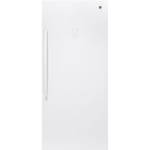 GE 21.3 Cu Ft Upright Freezer Exterior Control - White - FUF21SMRWW