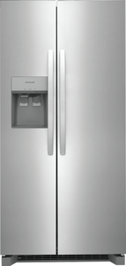 Frigidaire 33" Side by Side Fridge Standard Depth Ice and Water - Stainless - FRSS2323AS